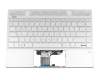 L37534-041 Original HP Tastatur inkl. Topcase DE (deutsch) silber/silber mit Backlight