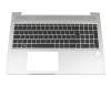 L45090-041 HP Tastatur inkl. Topcase DE (deutsch) schwarz/silber mit Backlight
