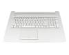 L92789-BG1 Original HP Tastatur inkl. Topcase SF (schweiz-französisch) silber/silber (DVD)