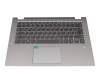 Lenovo Flex 6-14IKB (81EM) Original Tastatur inkl. Topcase DE (deutsch) grau/silber mit Backlight