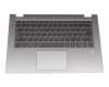 Lenovo Flex 6-14IKB (81EM) Original Tastatur inkl. Topcase SP (spanisch) grau/silber mit Backlight