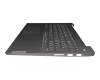 Lenovo IdeaPad 5-15ARE05 (81YQ) Original Tastatur inkl. Topcase DE (deutsch) grau/grau mit Backlight (USB-C Ladeanschluss)
