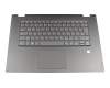 Lenovo IdeaPad Flex-15IWL (81SR) Original Tastatur inkl. Topcase DE (deutsch) grau/grau mit Backlight
