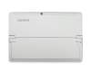 Lenovo IdeaPad Miix 510-12ISK (80U1) Original Gehäuse Unterseite silber