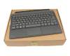 Lenovo IdeaPad Miix 520-12IKB (20M3/20M4/81CG) Original Tastatur inkl. Topcase FR (französisch) grau/schwarz mit Backlight