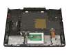 Lenovo IdeaPad Y910-17ISK Original Tastatur inkl. Topcase DE (deutsch) schwarz/schwarz mit Backlight