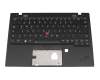 Lenovo ThinkPad X1 Nano Gen 2 (21E8/21E9) Original Tastatur inkl. Topcase DE (deutsch) schwarz/schwarz mit Backlight und Mouse-Stick