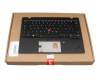 Lenovo ThinkPad X1 Nano Gen 2 (21E8/21E9) Original Tastatur inkl. Topcase DE (deutsch) schwarz/schwarz mit Backlight und Mouse-Stick