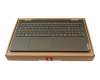 Lenovo Yoga 7-15ITL5 (82BJ) Original Tastatur inkl. Topcase DE (deutsch) dunkelgrün/dunkelgrün mit Backlight (Moos Grün)