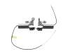 Lenovo Yoga C740-14IML (81TC) Original Display-Scharniere rechts und links (Silber)