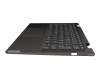 Lenovo Yoga C740-14IML (81TC) Original Tastatur inkl. Topcase FR (französisch) grau/grau mit Backlight