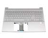 M76638-041 Original HP Tastatur inkl. Topcase DE (deutsch) silber/silber mit Backlight