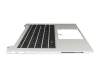 M93405-041 Original HP Tastatur inkl. Topcase DE (deutsch) schwarz/silber mit Backlight