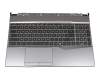 MSI Alpha 15 A4DFK (MS-16UK) Original Tastatur inkl. Topcase IT (italienisch) schwarz/grau mit Backlight