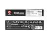 MSI BE6500 HERALD BE6500 WiFi 7 PCIe Card