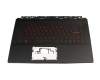 MSI GF65 Thin 10SD/10SDR/10SCSXR (MS-16W1) Original Tastatur inkl. Topcase DE (deutsch) schwarz/schwarz mit Backlight