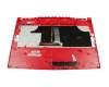 MSI GL73 8SC/8RCS (MS-17C8) Original Tastatur inkl. Topcase DE (deutsch) schwarz/schwarz mit Backlight rote Hintergrundbeleuchtung