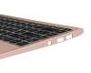 MSI Modern 14 B11SB/B11SBW (MS-14D2) Original Tastatur inkl. Topcase DE (deutsch) schwarz/rosé