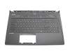MSI WS60 6QJ/6QI/6QH/7RJ (MS-16H8) Original Tastatur inkl. Topcase DE (deutsch) schwarz/schwarz mit Backlight