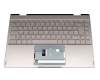 Medion Akoya E4271 (YM14GR) Original Tastatur inkl. Topcase DE (deutsch) gold/gold