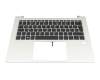 N45442-041 Original HP Tastatur inkl. Topcase DE (deutsch) schwarz/silber mit Backlight