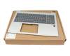 N98507-041 Original HP Tastatur inkl. Topcase DE (deutsch) grau/silber mit Backlight