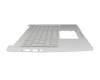 NC210110WL Original Acer Tastatur inkl. Topcase CH (schweiz) silber/silber mit Backlight