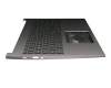 NKI15130LW Original Acer Tastatur inkl. Topcase DE (deutsch) schwarz/grau mit Backlight