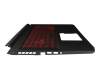 NKI15131BM Original Acer Tastatur inkl. Topcase CH (schweiz) schwarz/rot/schwarz mit Backlight