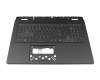 NKI151334C Original Acer Tastatur inkl. Topcase CH (schweiz) schwarz/transparent/schwarz mit Backlight