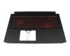 NKI15170L1 Original Acer Tastatur inkl. Topcase DE (deutsch) schwarz/schwarz mit Backlight