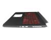NKI15170L1 Original Acer Tastatur inkl. Topcase DE (deutsch) schwarz/schwarz mit Backlight
