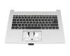 NSK-RK38Q Original Acer Tastatur inkl. Topcase DE (deutsch) schwarz/silber