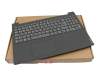 PC5CP-GE Original Lenovo Tastatur inkl. Topcase DE (deutsch) grau/schwarz (rau)