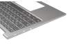 PD4SB-GE Original Lenovo Tastatur inkl. Topcase DE (deutsch) grau/silber mit Backlight