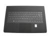 PK130TA2A17 Original Lenovo Tastatur inkl. Topcase ND (nordic) schwarz/schwarz mit Backlight