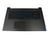 PK131B41A20 Original LCFC Tastatur inkl. Topcase DE (deutsch) schwarz/blau/silber mit Backlight