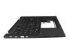 PK132S93B34 Original Lenovo Tastatur inkl. Topcase ND (nordic) schwarz/schwarz mit Backlight und Mouse-Stick