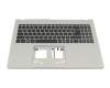 PK133RJ1A13 Original Acer Tastatur inkl. Topcase DE (deutsch) schwarz/grau mit Backlight
