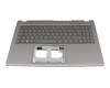 PK133TY2C13 Original Acer Tastatur inkl. Topcase DE (deutsch) grau/grau mit Backlight