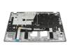 PK133TY2C13 Original Acer Tastatur inkl. Topcase DE (deutsch) grau/grau mit Backlight
