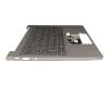 PR2UB-GE Original Lenovo Tastatur inkl. Topcase DE (deutsch) grau/grau mit Backlight