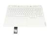 PT5CYXBG-GR Original Lenovo Tastatur inkl. Topcase DE (deutsch) weiß/weiß mit Backlight