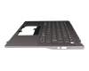 QF03P_A41EWL Original Acer Tastatur inkl. Topcase DE (deutsch) grau/grau mit Backlight