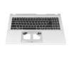 QV05T_A40B Original Acer Tastatur inkl. Topcase DE (deutsch) schwarz/silber