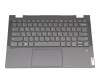 SN20Q40609 Original Lenovo Tastatur inkl. Topcase UAE (arabisch) grau/grau mit Backlight