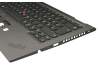 SN20R55502 Original Lenovo Tastatur inkl. Topcase DE (deutsch) schwarz/grau mit Backlight und Mouse-Stick