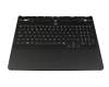 SN21Q53010 Original Lenovo Tastatur inkl. Topcase UK (englisch) schwarz/silber mit Backlight
