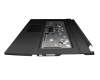Sager Notebook NP7873 (NH70EDQ) Original Gehäuse Oberseite schwarz