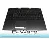 T0007R Tastatur inkl. Topcase DE (deutsch) schwarz/schwarz mit Backlight B-Ware